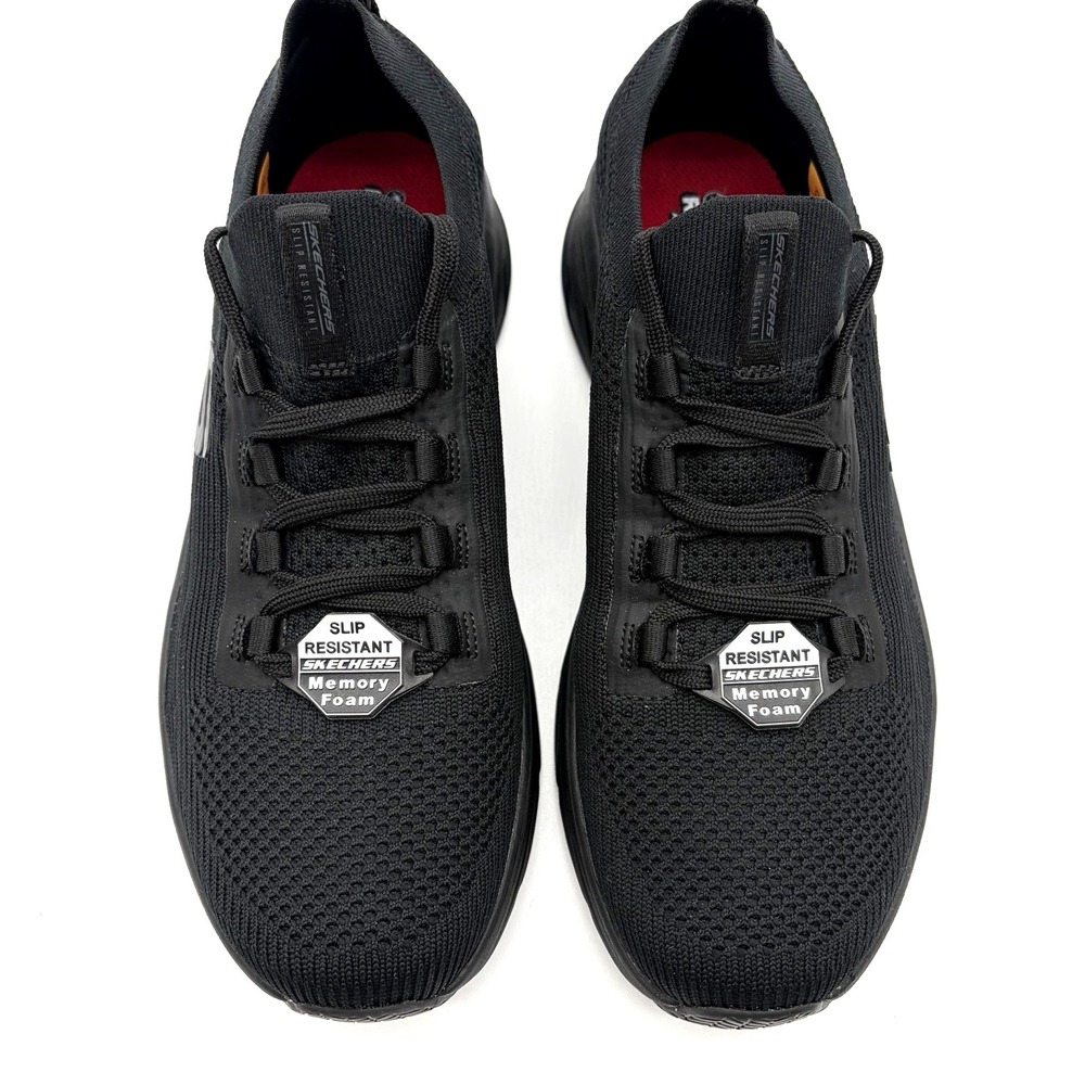 Skechers Women's Slip-Resistant Relaxed Fit Memory Foam Cushioned Work Shoe 11